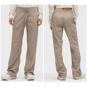 Lululemon Dance Studio Mid-Rise jogger Pants Warm Ash Grey (tan khaki) 14